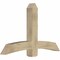Ekena Millwork Bellingham Rough Sawn Timber Gable Bracket, Douglas Fir, 60"W x 38"H x 6"D x 6"F, 15/12 Pitch GBW060X38X0606BEL00RDF - alternate 3